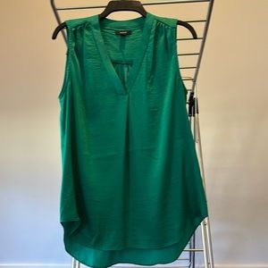 Alfani green tank blouse